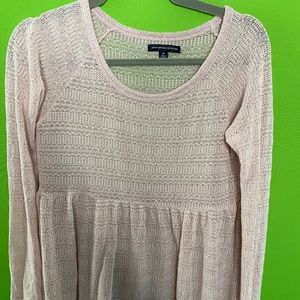 Long sleeve baby doll shirt